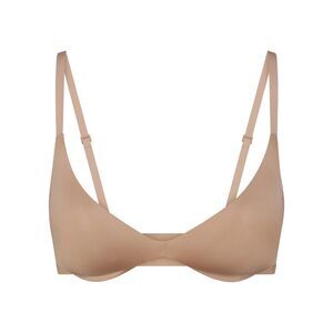 Skims Wireless Super Push up Bra Clay Size 30D